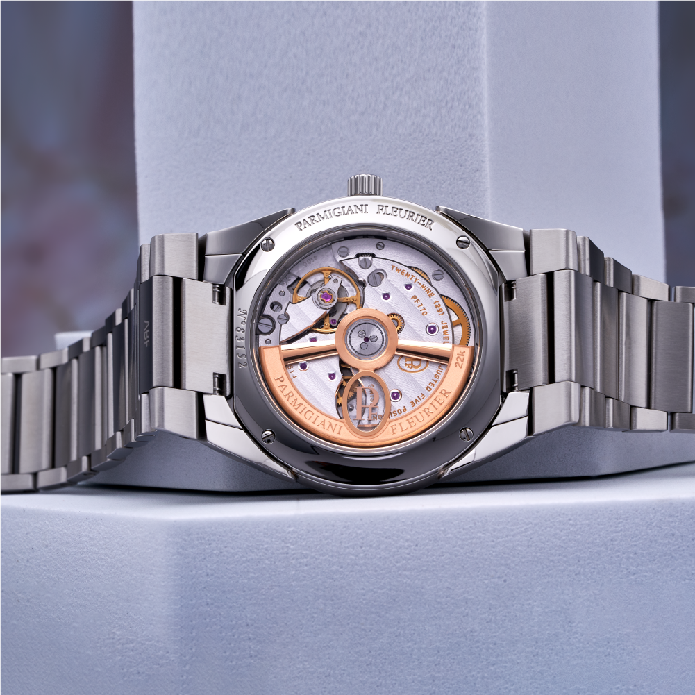 Parmigiani Fleurier Tonda PF Automatic in Steel Silver Sand