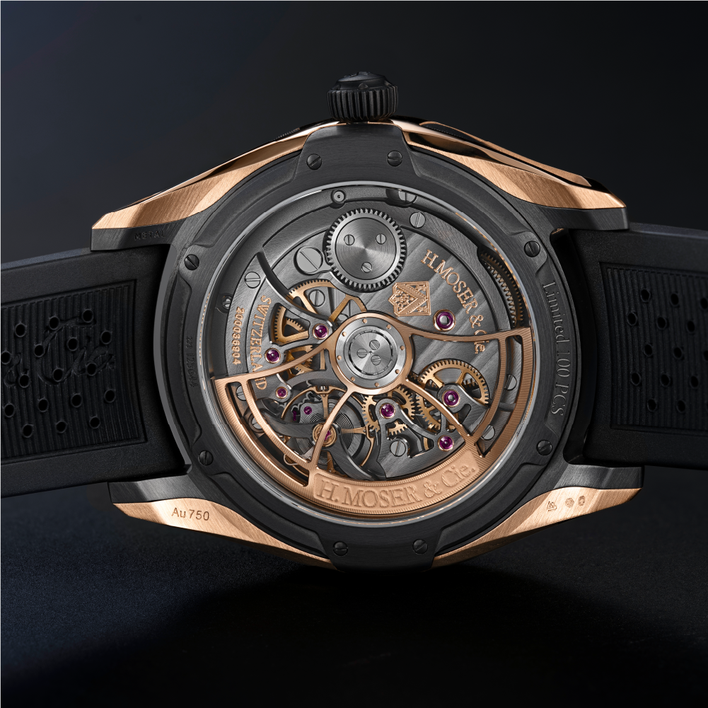 H. Moser & Cie Pioneer Flying Hours Aventurine