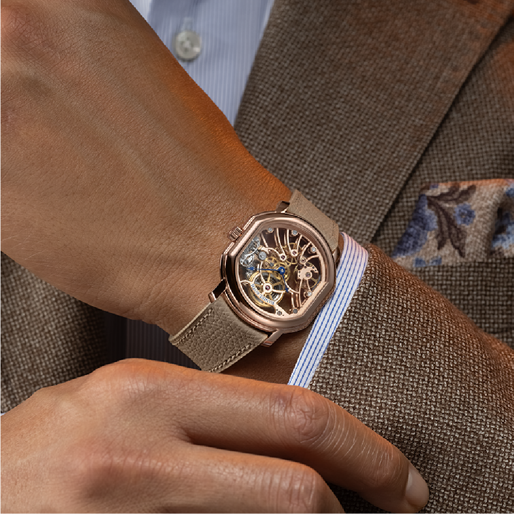 Daniel Roth Extra Plat Rose Gold Skeleton