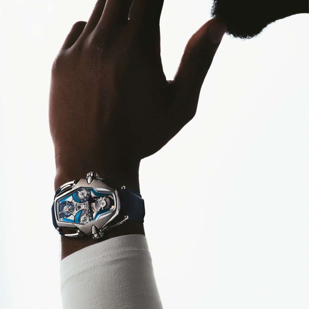 MB&F Horological Machine 12 The Guardian Blue