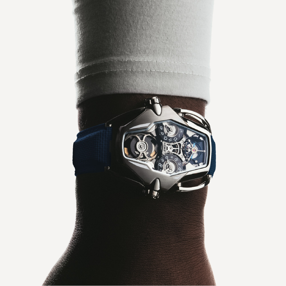 MB&F Horological Machine 12 The Guardian Blue
