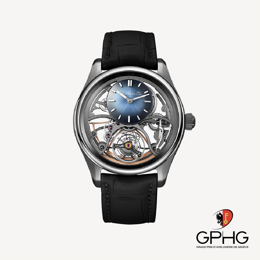 H. Moser & Cie Pioneer Cylindrical Tourbillon Skeleton