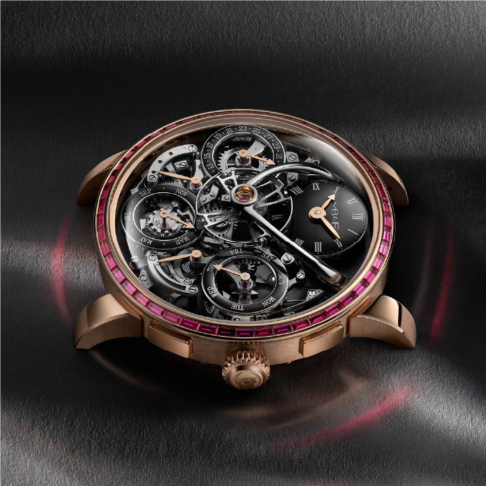 MB&F Legacy Machine Perpetual Chromatic Red Ruby