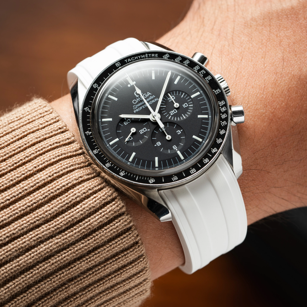 Delugs CTS Rubber Strap for Omega Speedmaster