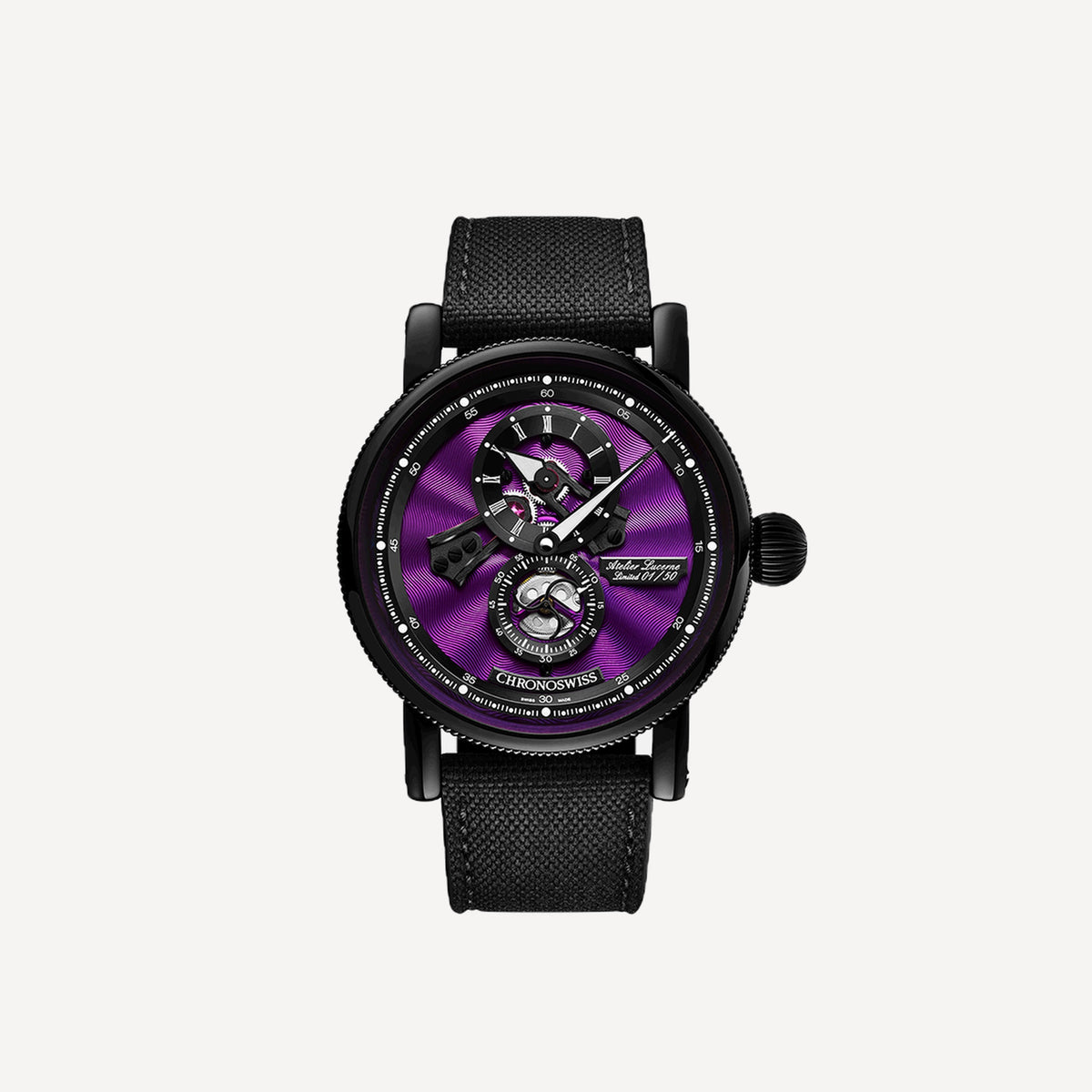 chronoswiss Flying Regulator Open Gear - Purple Panther