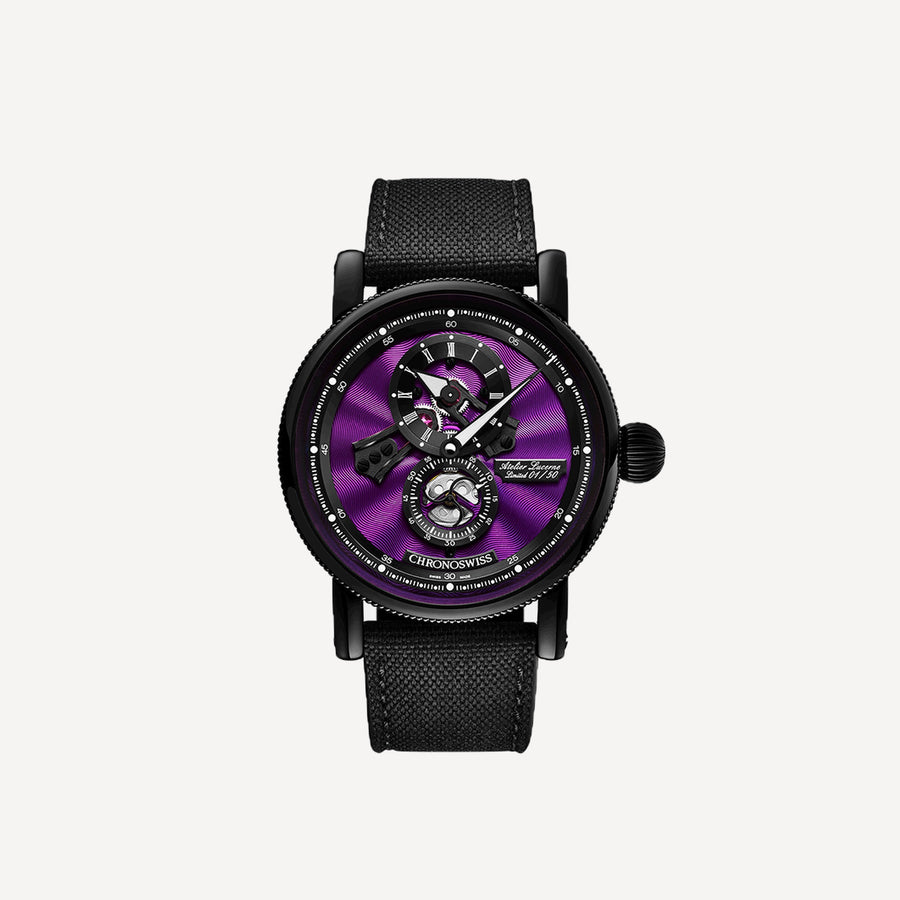 chronoswiss Flying Regulator Open Gear - Purple Panther