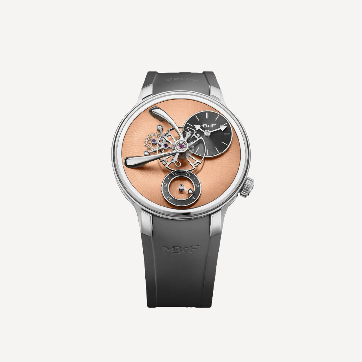 MB&F Legacy Machine 101 EVO Ti Salmon