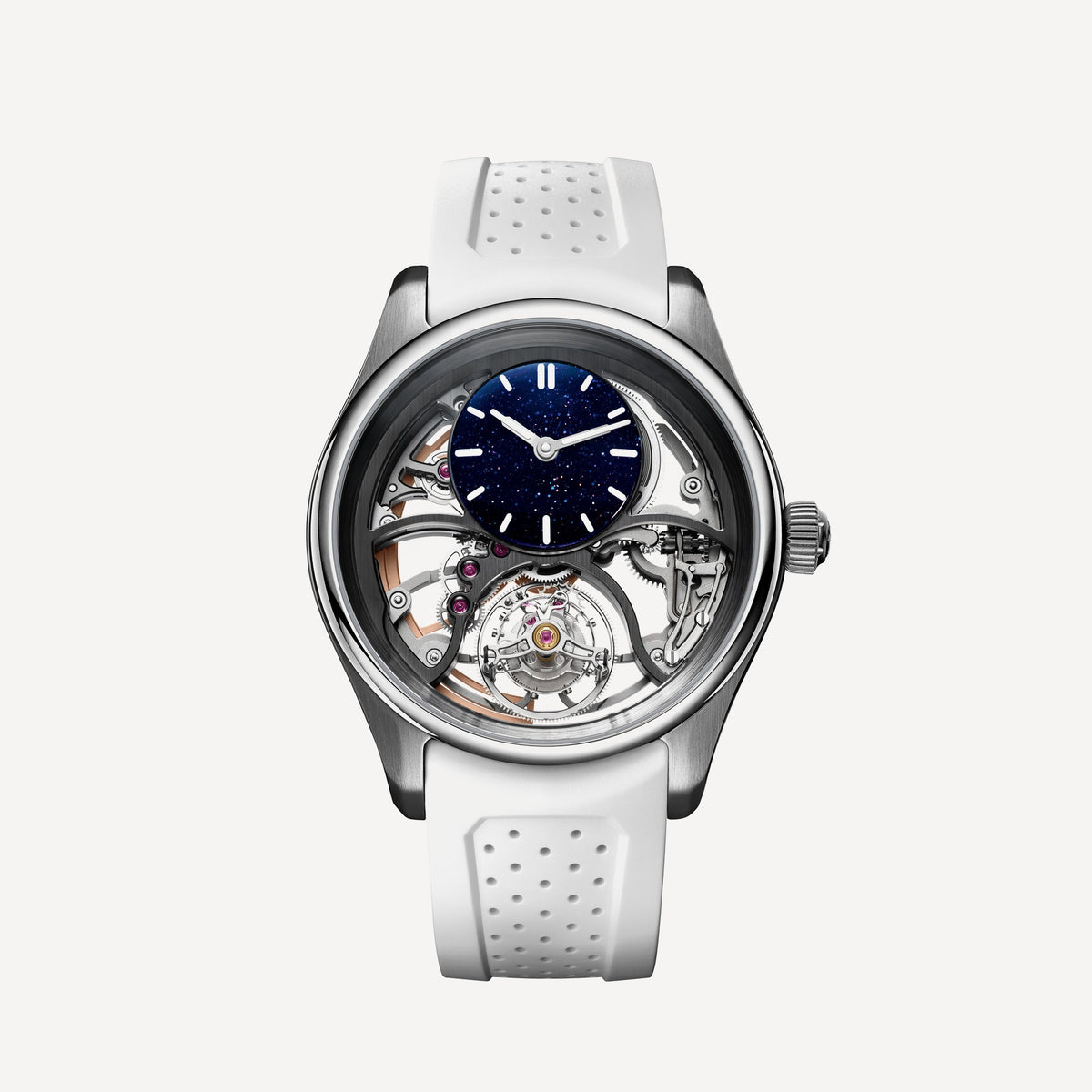 H. Moser & Cie. Pioneer Cylindrical Tourbillon Skeleton Aventurine Saquon Barkley Edition