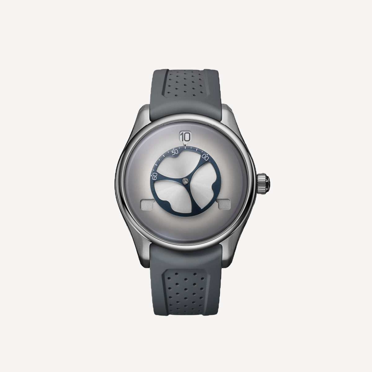 H. Moser & Cie Pioneer Flying Hours White Fumé