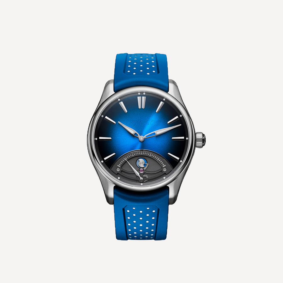 H. Moser & Cie Pioneer Retrograde Seconds Midnight Blue
