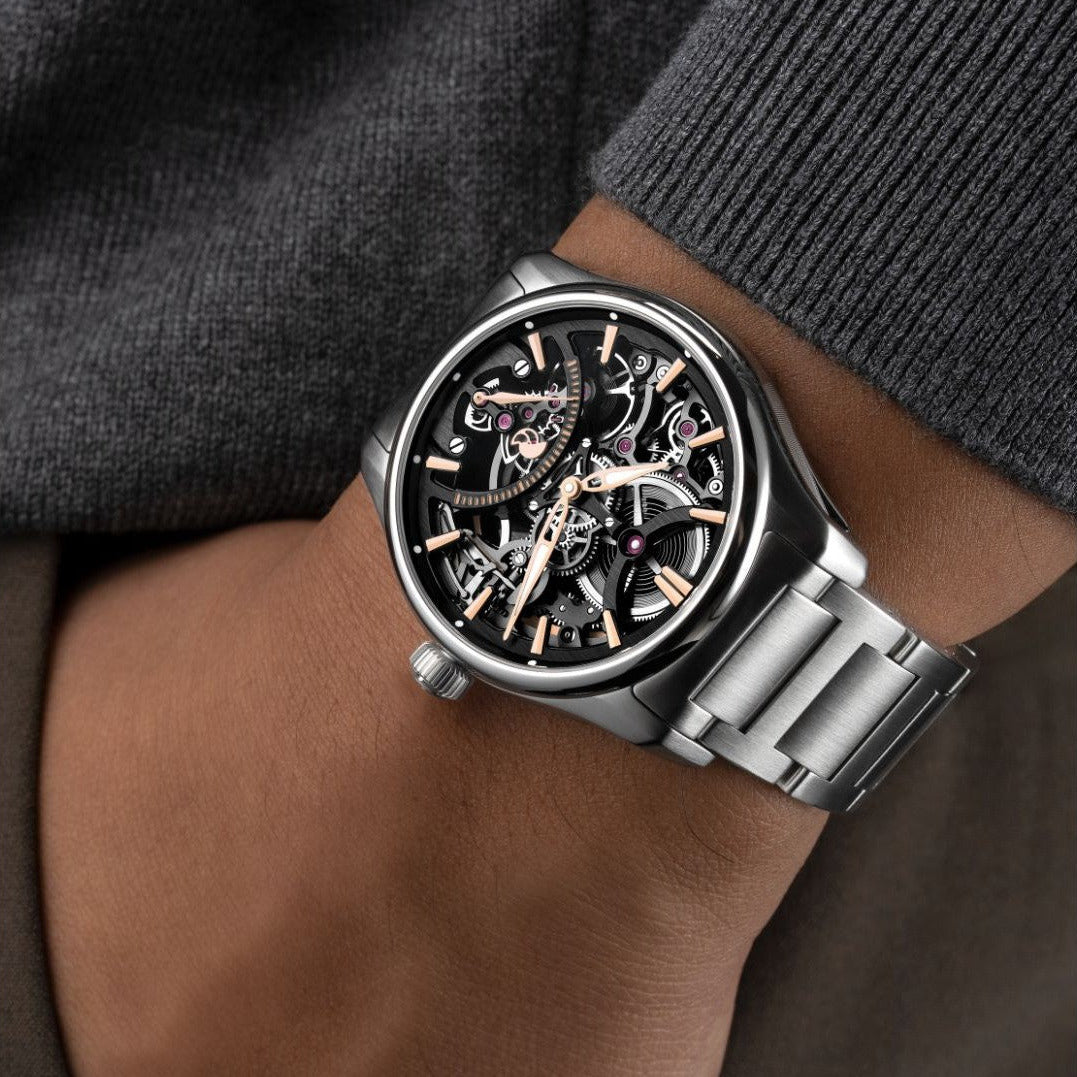 H. Moser & Cie Pioneer Skeleton Retrograde Seconds