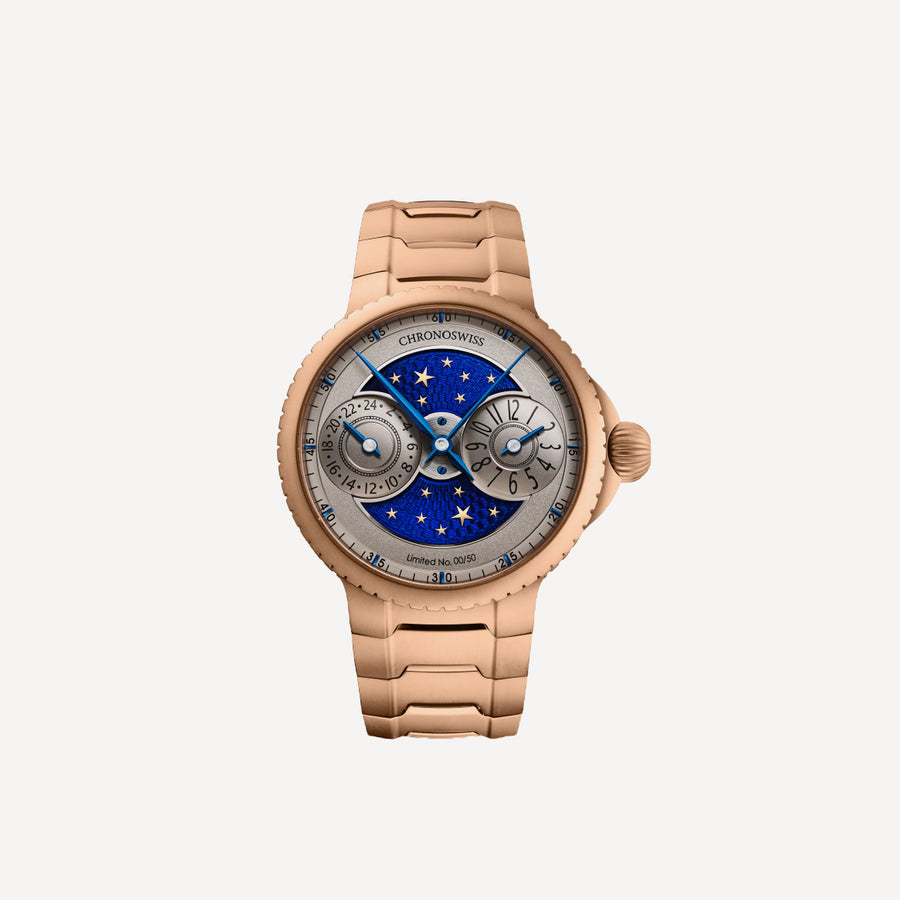 chronoswiss PULSE GMT Enamel Sky Gold