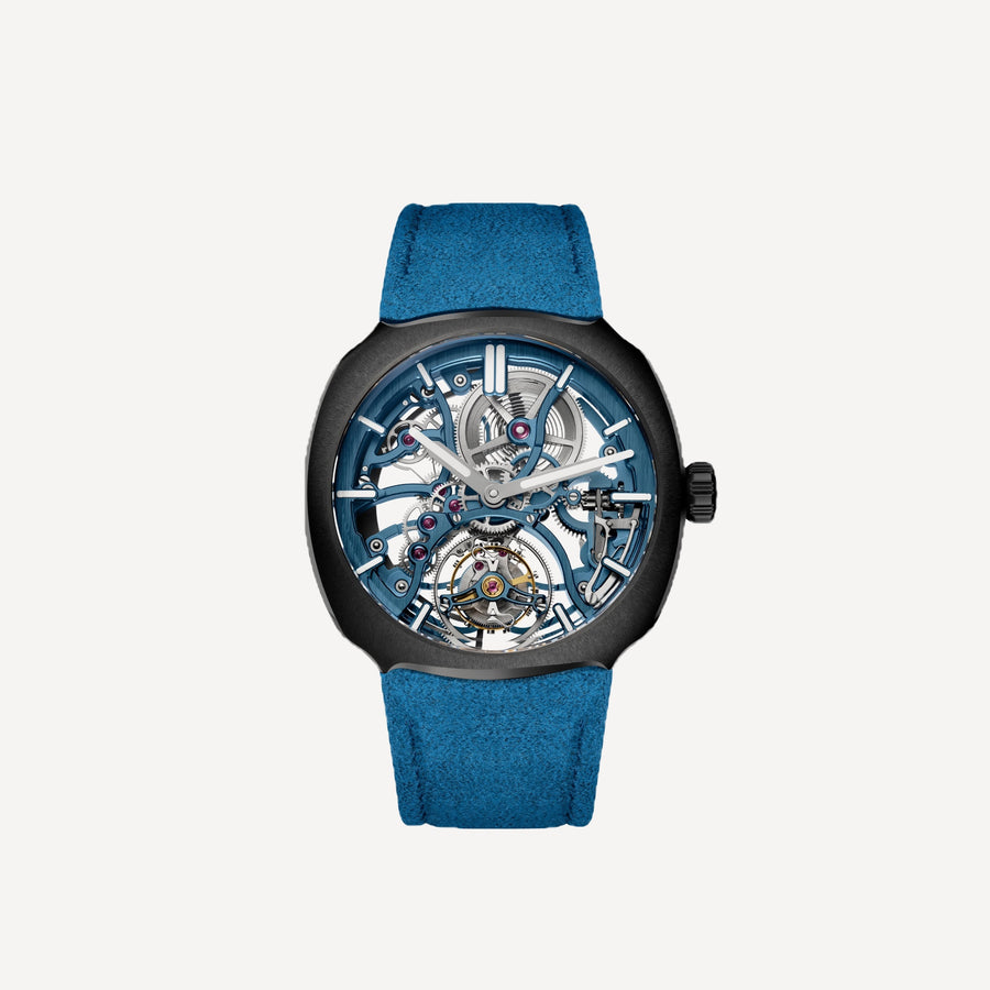 H. Moser & Cie Streamliner Tourbillon Skeleton Ceramic Alpine Limited Edition