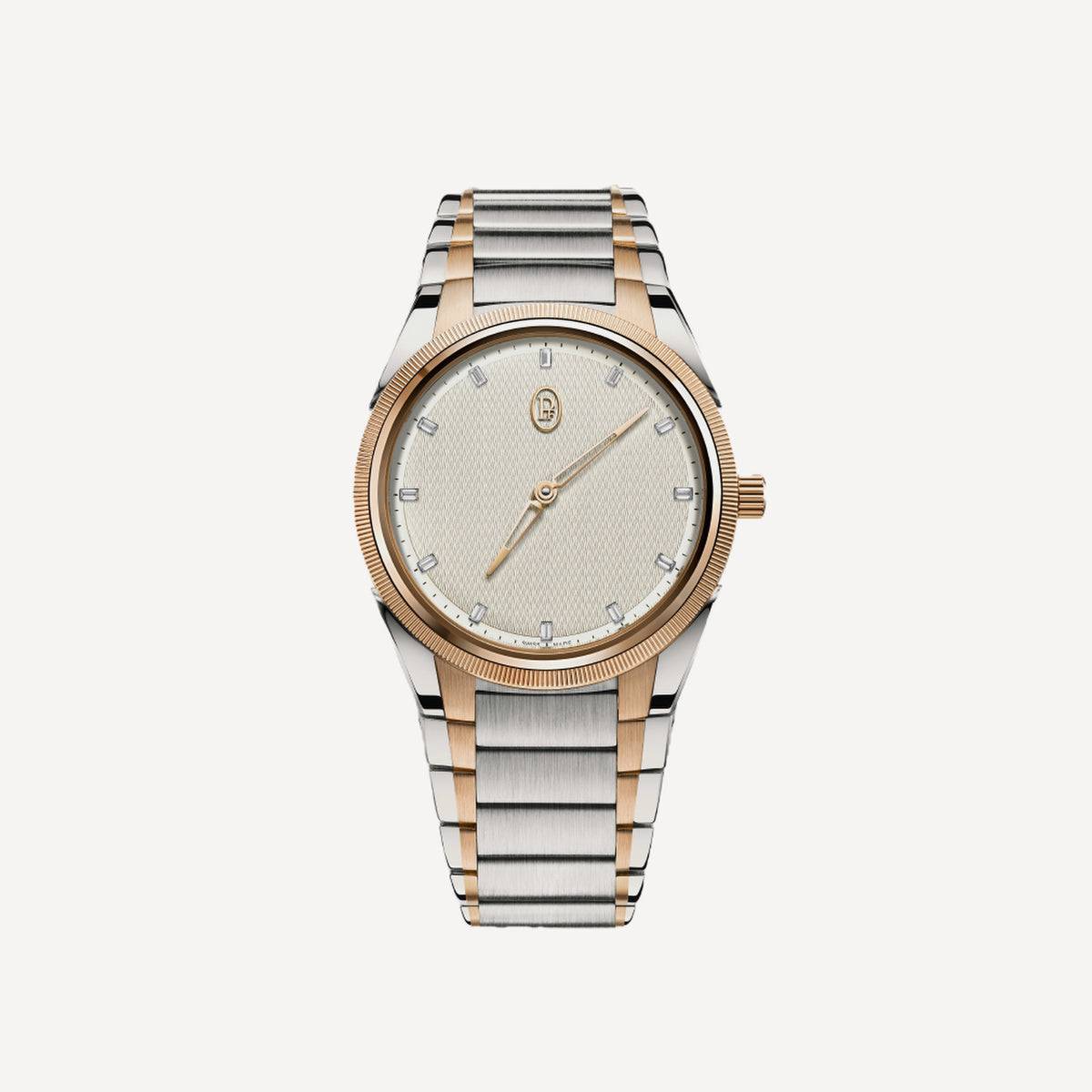 Parmigiani Fleurier Tonda PF Automatic Steel Rose Gold White Citrine Set