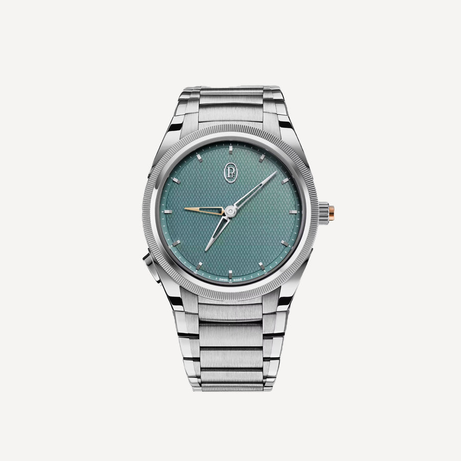 Parmigiani Fleurier Tonda PF GMT Rattrapante – Verzasca Green (Stainless Steel & Platinum)