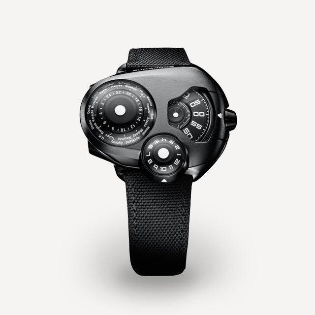 Spaceone Worldtimer Black