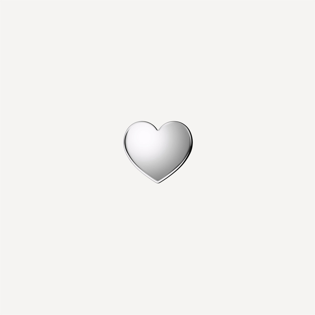 Tweed & Co CHARM HEART STEEL