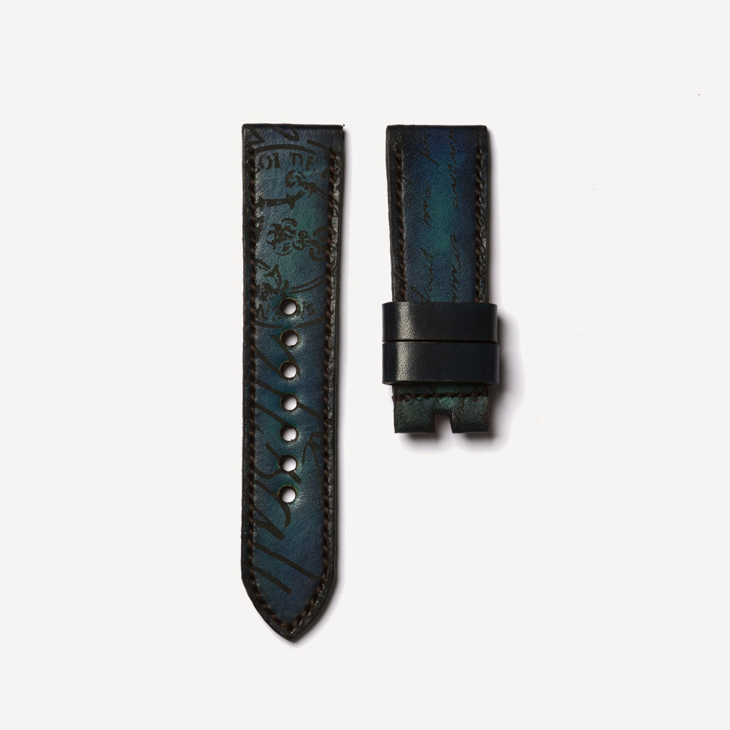 Tunx Straps Latin-Carving Blue