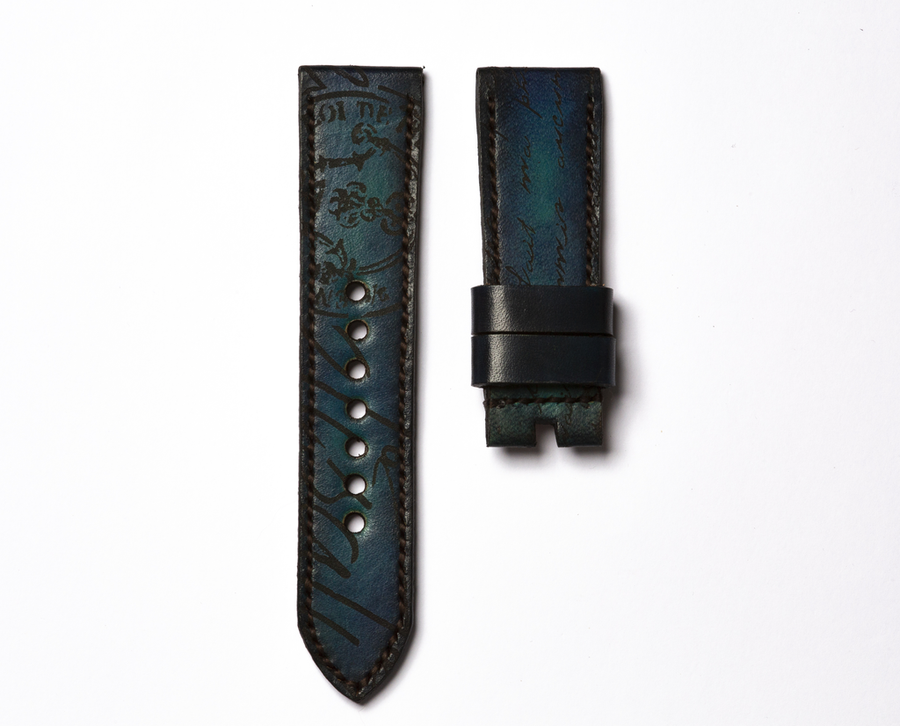 Tunx Straps Latin-Carving Blue