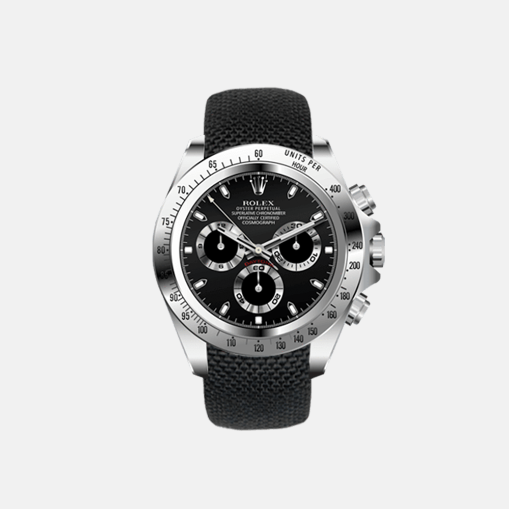 Everest Bands Nylon leather strap for Rolex