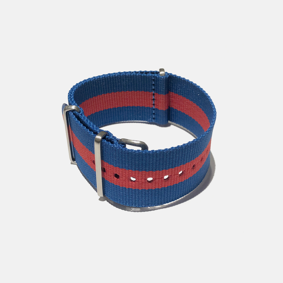 Momentum Natostrap Blue/Red Striped Steel-28mm