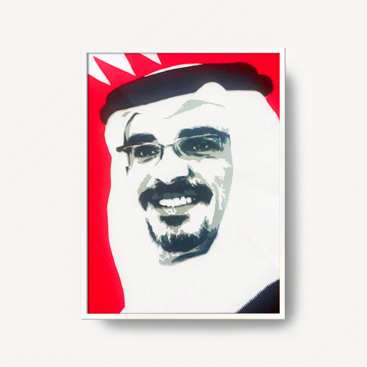 Arkham Creative Paper Silhouettes - Crown Prince Bahrain