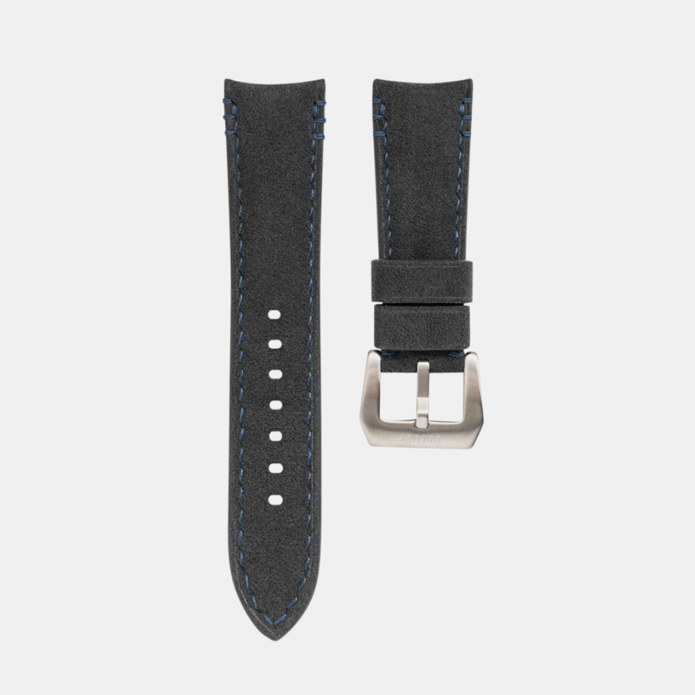 Delugs MB&F MAD1 Strap – Dark Grey Alcantara Blue