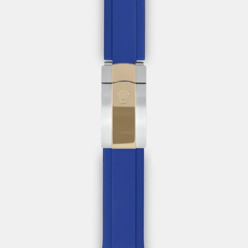 Everest Bands Date Just Rolex Rubber Strap Ref. 116*** – Blue