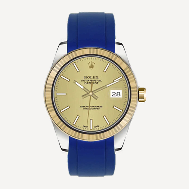 Everest Bands Date Just Rolex Rubber Strap Ref. 116***