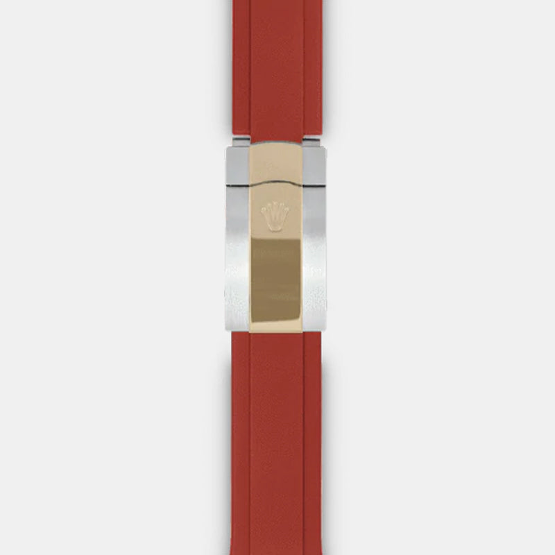 Everest Bands Date Just Rolex Rubber Strap Ref. 116*** – Red