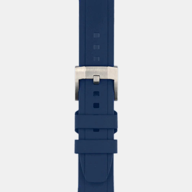 Everest Bands Deepsea Rolex Rubber Strap – Blue
