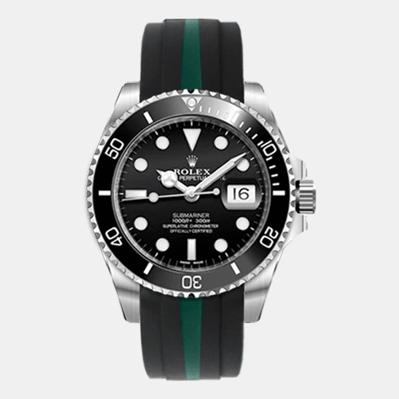 Everest Bands SeaDweller 4000/AirKing /Milgauss Rubber Strap
