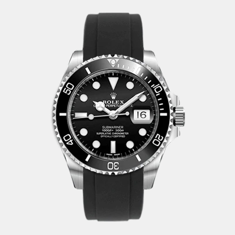 Everest Bands SeaDweller 4000/AirKing /Milgauss Rubber Strap