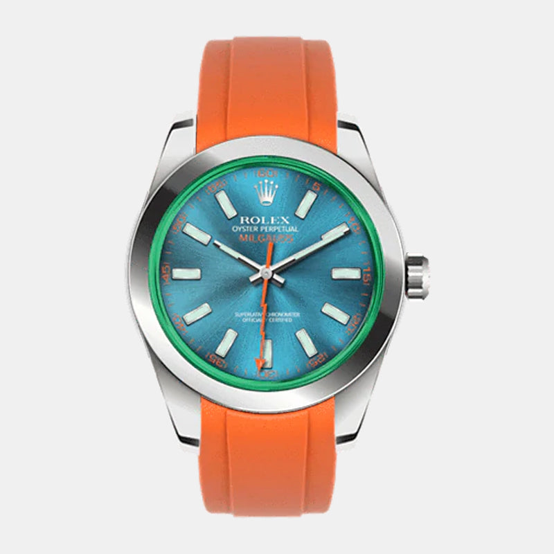 Everest Bands SeaDweller 4000/AirKing /Milgauss Rubber Strap