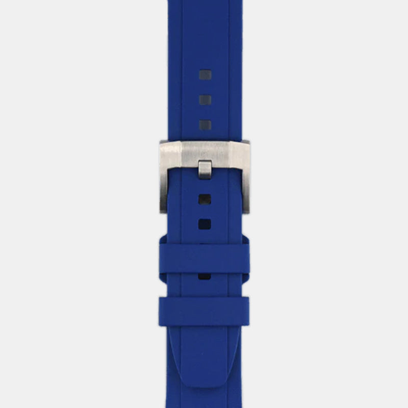 Everest Bands SeaDweller 4000/AirKing /Milgauss Rubber Strap – Blue