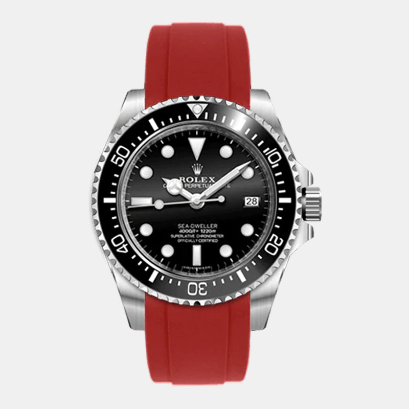 Everest Bands SeaDweller 4000/AirKing /Milgauss Rubber Strap