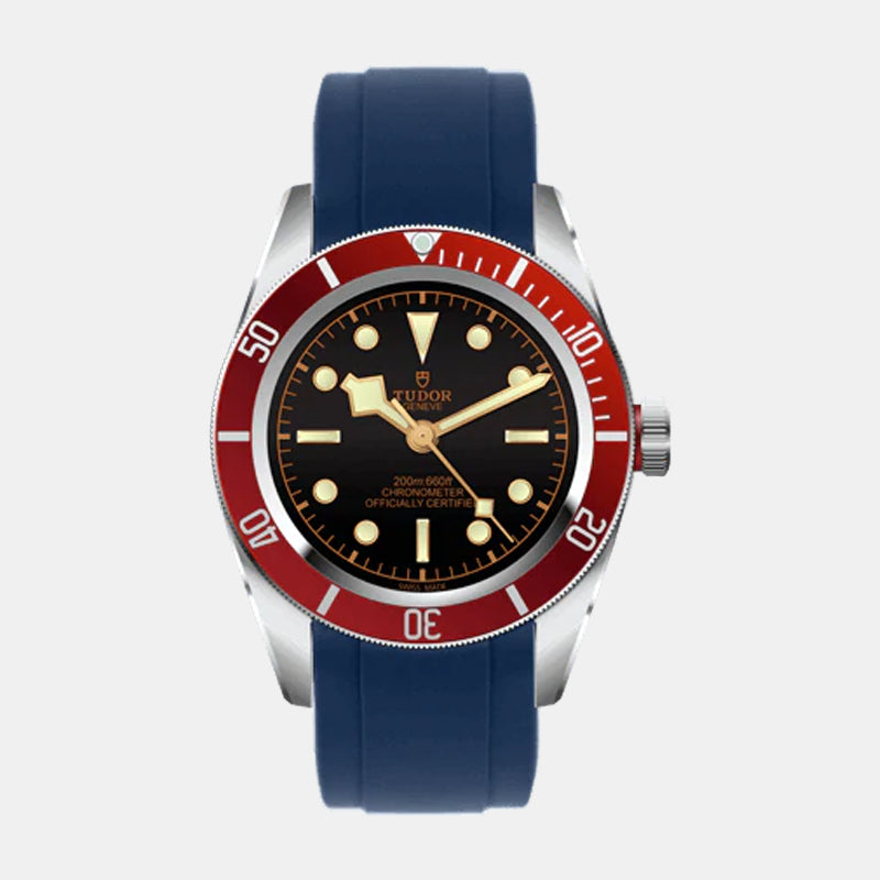 Everest Bands Heritage BlackBay Tudor Rubber Strap