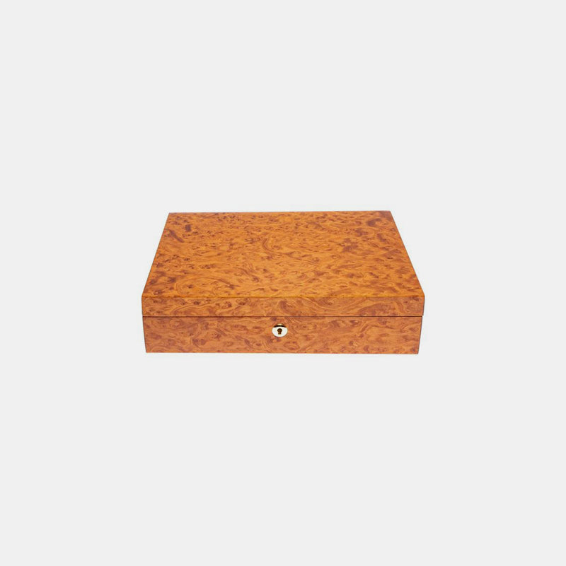 Rapport London HERITAGE TEN WATCH BOX – BURR WALNUT