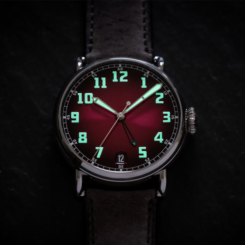 h moser & cie heritage dual time lume