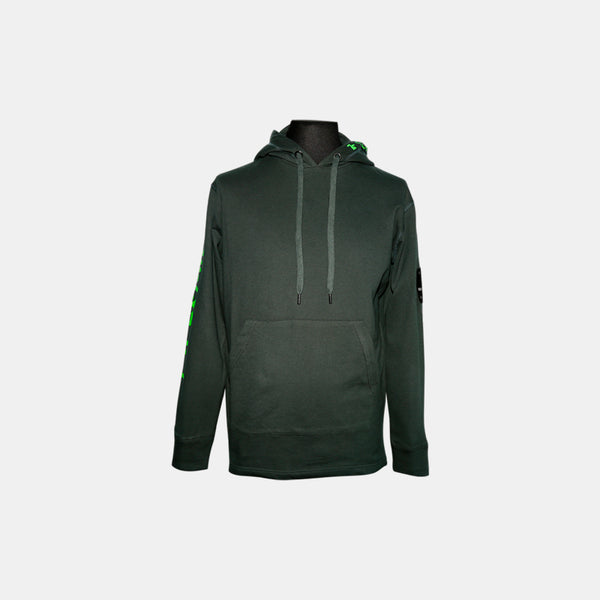 daily paper captain hoodie dark green