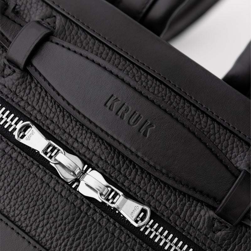 KRUK Checkered Leather Backpack – PRJKT8