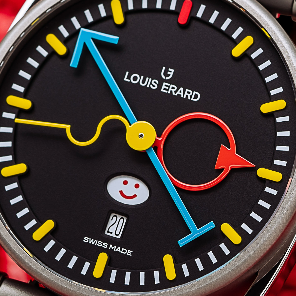 LOUIS ERARD x ALAIN SILBERSTEIN Smiley dial