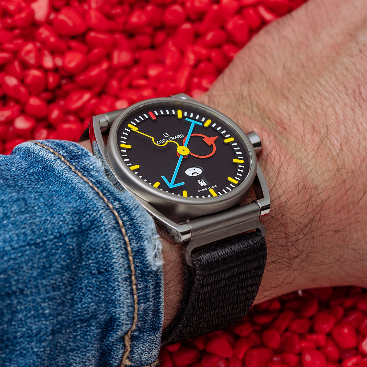 LOUIS ERARD x ALAIN SILBERSTEIN Smiley wrist