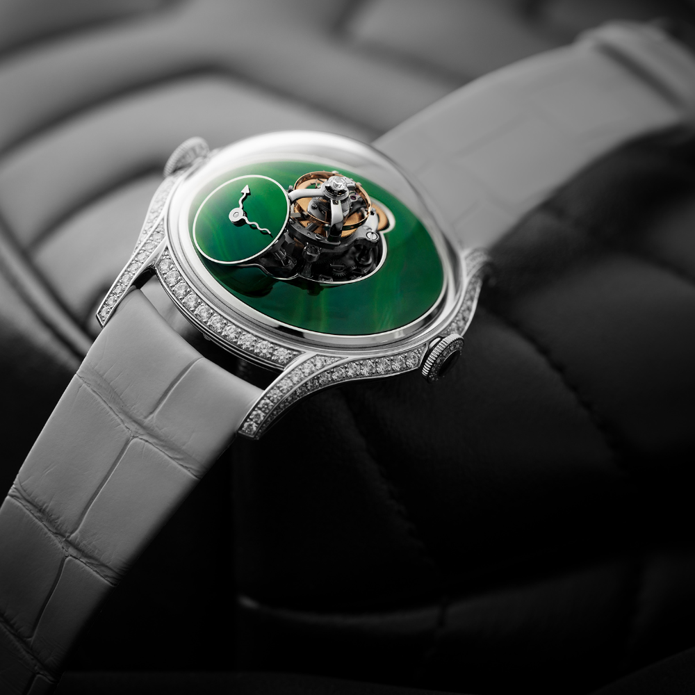 MB&F Legacy Machine: Flying T - Malachite