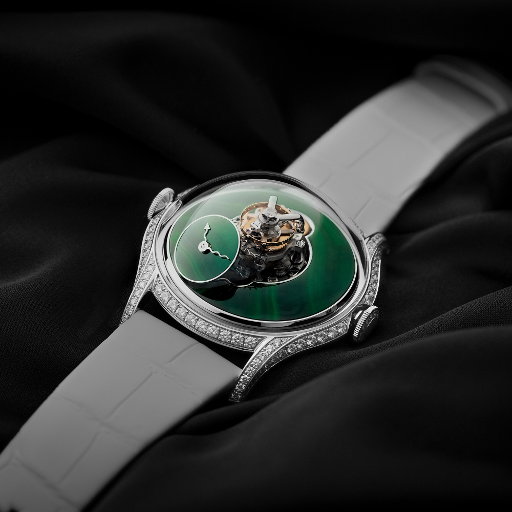 MB&F Legacy Machine: Flying T - Malachite