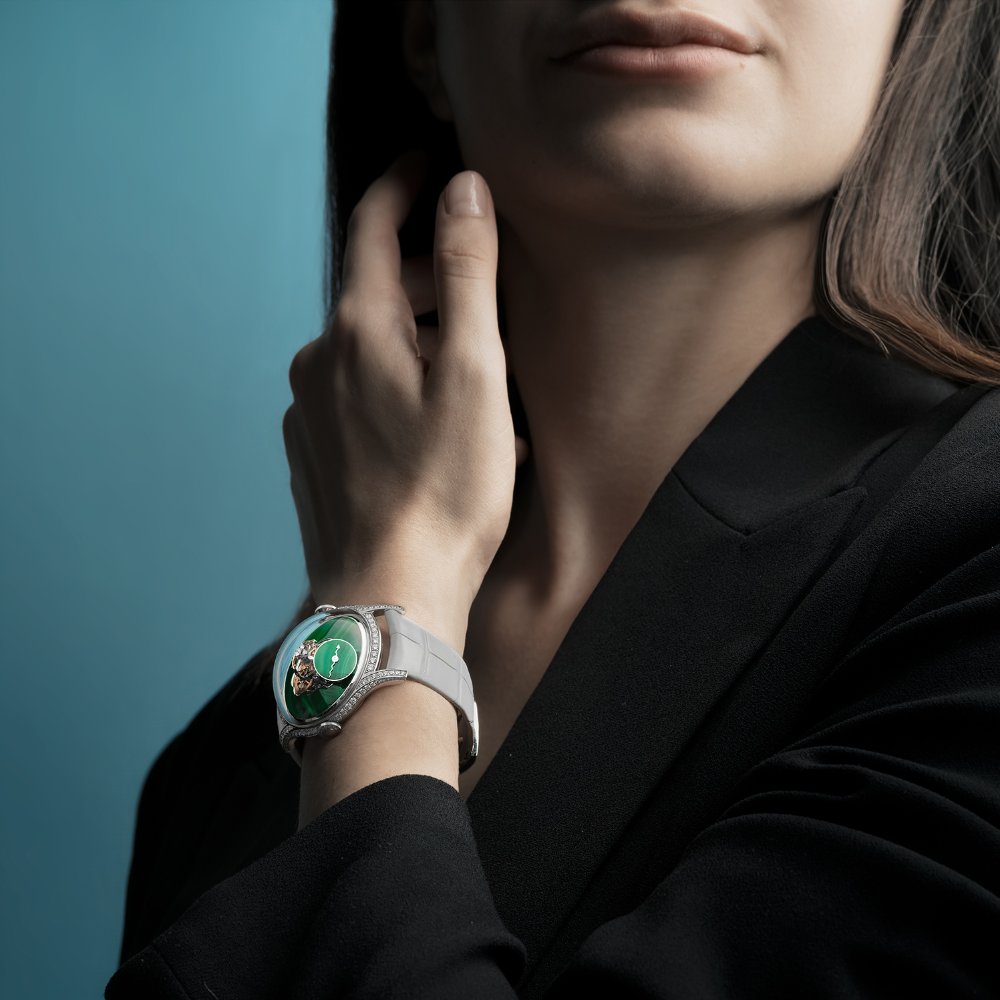MB&F Legacy Machine: Flying T - Malachite