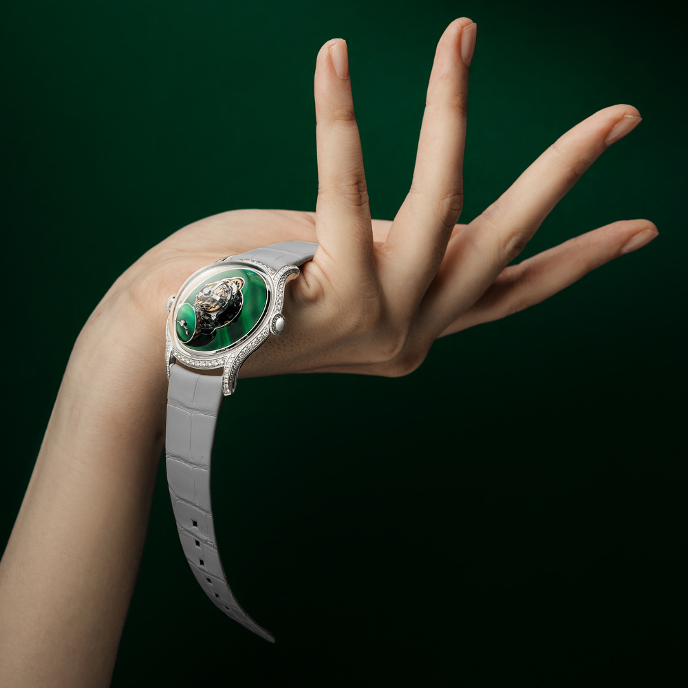 MB&F Legacy Machine: Flying T - Malachite