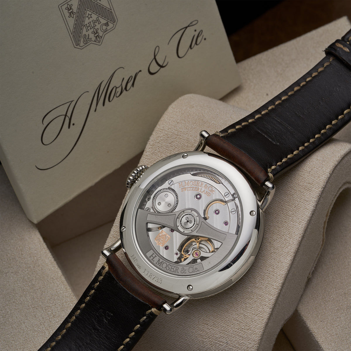 MOSER HERITAGE CENTRE SECONDS case back