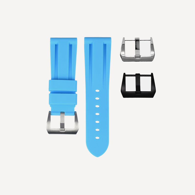 Horus Watch Straps Horus Rubber Strap for Panerai – Miami Blue
