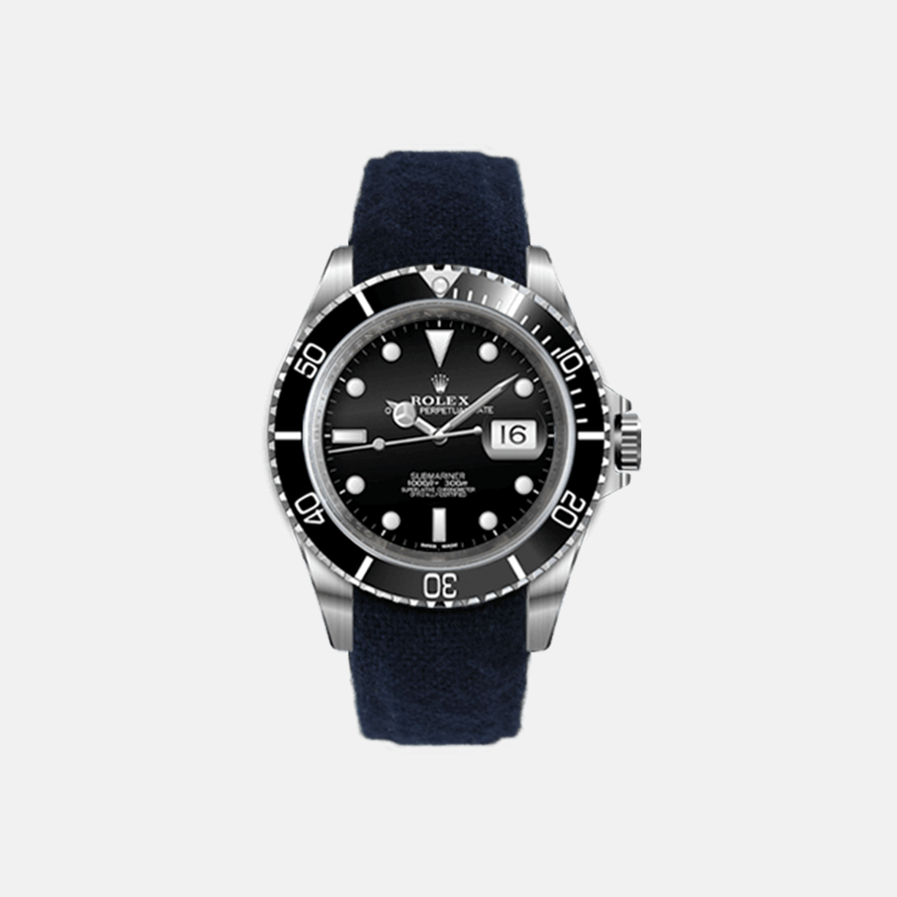 Everest Bands Nylon leather strap for Rolex